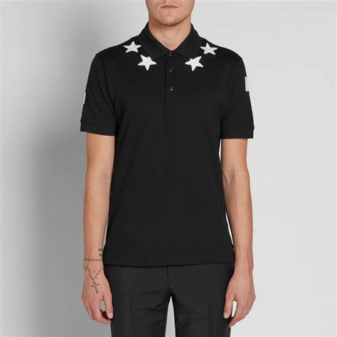 givenchy label stars polo|Givenchy: Black Stars Polo .